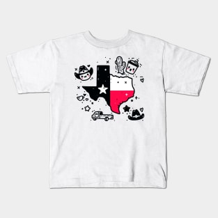 Texas State Cute Kids T-Shirt